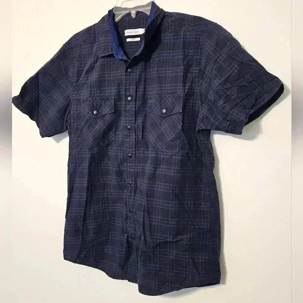 ARTURO CALLE Snap Button Down